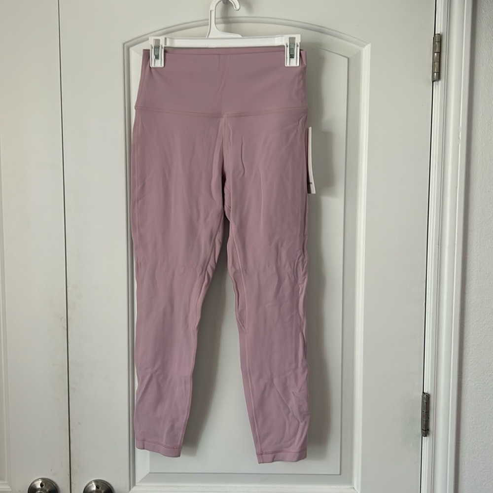 Align High Rise pant 25" Lululemon size 8 pink NWT